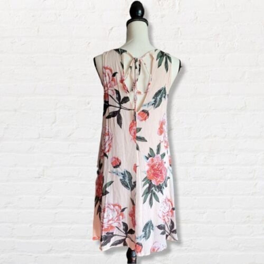 Dainty Hooligan Floral Summer Dress Sleeveless Low Back Flirty Flowy Sz Lg - Picture 2 of 12